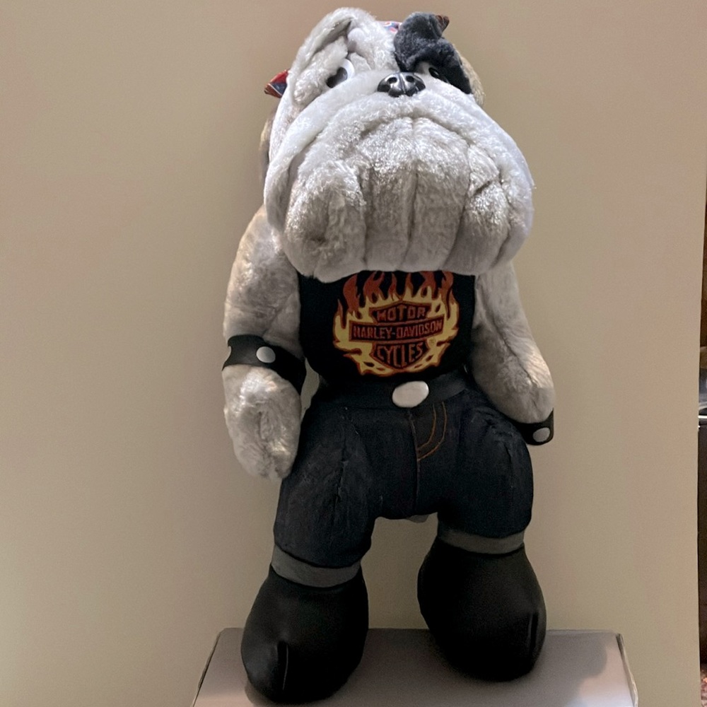 Play-By-Play Harley Davidson Plush Bulldog